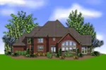 Mountain House Plan Color Image of House - Gifford Place Luxury Home 011S-0081 - Shop House Plans and More