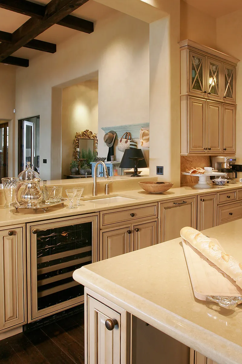 European House Plan Kitchen Photo 02 - DeMere Luxury European Home 011S-0088 - Search House Plans and More