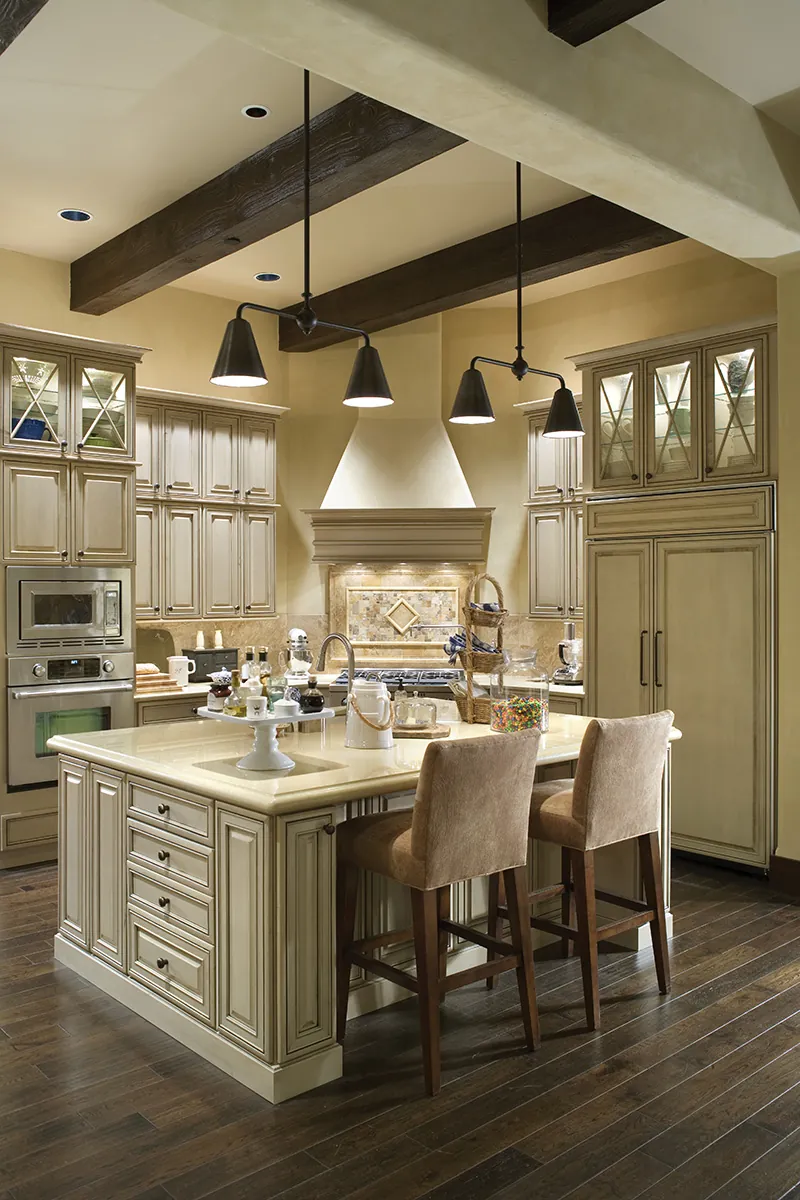 European House Plan Kitchen Photo 04 - DeMere Luxury European Home 011S-0088 - Search House Plans and More