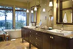 European House Plan Master Bathroom Photo 03 - DeMere Luxury European Home 011S-0088 - Search House Plans and More