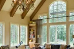 Mountain House Plan Great Room Photo 01 - Timber Creek Luxury Home 011S-0089 - Shop House Plans and More