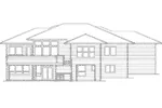 Luxury House Plan Rear Elevation - Mateo Luxury Sunbelt Home 011S-0093 - Shop House Plans and More