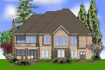 Arts & Crafts House Plan Color Image of House - 011S-0095 - Shop House Plans and More