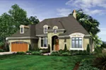 Ranch House Plan Front Image - Lindley Bay European Home 011S-0103 - Shop House Plans and More