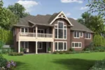 Country French House Plan Rear Photo 01 - Sterling Way Luxury Home 011S-0107 - Shop House Plans and More