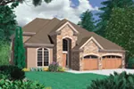 Luxury House Plan Front Image - 011S-0132 - Shop House Plans and More