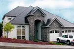 Traditional House Plan Front of House 011S-0132