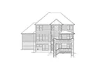 Luxury House Plan Rear Elevation - 011S-0132 - Shop House Plans and More