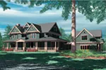 Cape Cod & New England House Plan Front Image - Glouchester Craftsman Home 011S-0155 - Search House Plans and More