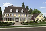 Traditional House Plan Front of House 011S-0156