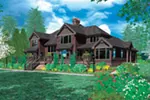 Traditional House Plan Color Image of House - Otto Hill Traditional Home 011S-0157 - Shop House Plans and More