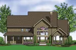 Colonial House Plan Color Image of House - 011S-0159 - Shop House Plans and More