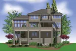 Lake House Plan Rear Photo 01 - 011S-0174 - Shop House Plans and More