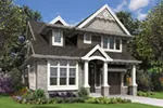Arts & Crafts House Plan Front Image - Edison Lane Craftsman Home 011S-0210 - Search House Plans and More