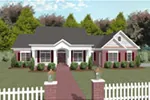 Craftsman House Plan Front Photo 01 - Stellaville Traditional Home 013D-0027 - Shop House Plans and More
