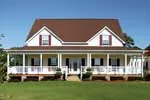 Southern House Plan Front Photo 03 - Tennille Farmhouse 013D-0039 - Shop House Plans and More