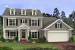 Traditional Two-Story With Charming Trio Of Dormers 