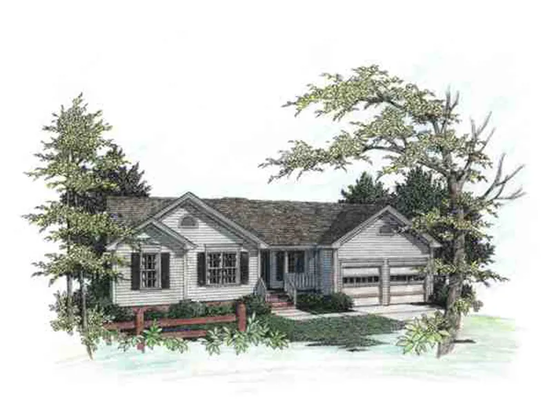 Country House Plan Front Image - Perkins Ranch Home 013D-0057 - Shop House Plans and More