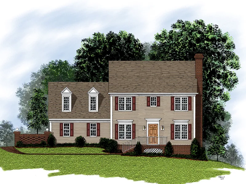 Gracious Two-Story Colonial Inspired Home