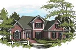 Brick Two-Story Home With Traditional Touch