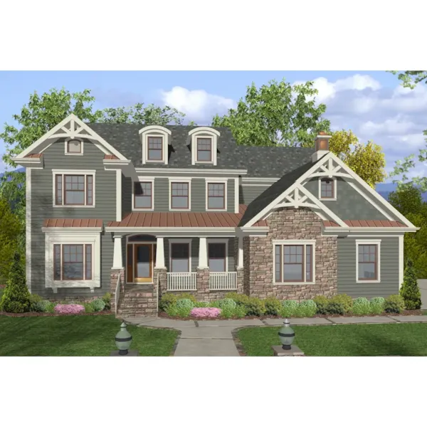 Dawson Pass Craftsman Home Plan 013d-0158 - Search House Plans And More