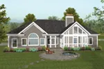 Ranch House Plan Rear Photo 01 - Lenox Ranch Home 013D-0168 - Shop House Plans and More
