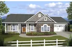 Craftsman House Plan Front of Home - 013D-0209 - Shop House Plans and More
