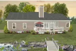 Rustic House Plan Rear Photo 01 - Somerset Hill Ranch Home 013D-0219 - Shop House Plans and More