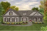 Front of Home - Olde Forge Craftsman Home 013D-0228 - Shop House Plans and More