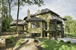 Arts & Crafts House Plan Rear Photo 07 - Ingrams Mill Luxury Home 013S-0004 - Search House Plans and More