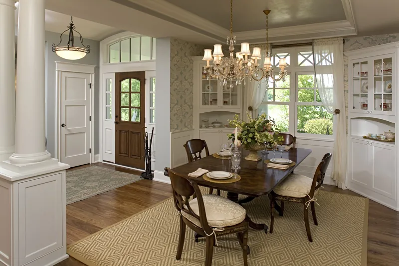 Prairie House Plan Dining Room Photo 01 - Avalon Place Luxury Home 013S-0014 - Search House Plans and More
