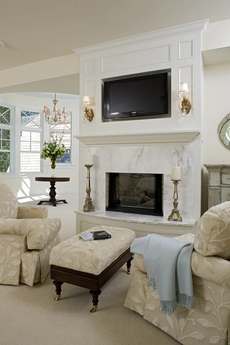 Prairie House Plan Living Room Photo 02 - Avalon Place Luxury Home 013S-0014 - Search House Plans and More