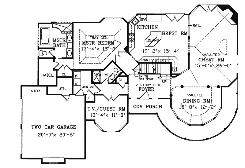 Southern House Plan First Floor - Sunnydale Victorian Home 016D-0045 - Shop House Plans and More