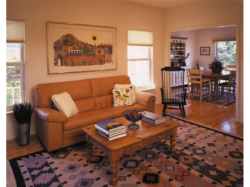 Southern House Plan Living Room Photo 01 - Cardiff Southern Country Home 016D-0050 - Search House Plans and More
