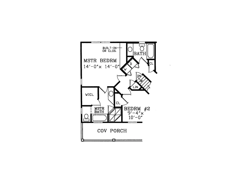 Ranch House Plan Optional Floor Plan - Reddington Acadian Ranch Home 016D-0055 - Shop House Plans and More