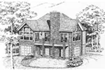 Vacation House Plan Front Image of House - Brairwick Raised Vacation Home 016D-0078 - Search House Plans and More