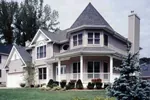 Traditional House Plan Front of Home - Helena Victorian Style Home 016D-0103 - Search House Plans and More