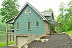 Waterfront House Plan Side View Photo 01 - Crescentwood Craftsman Home 016D-0111 - Search House Plans and More