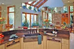 Prairie House Plan Kitchen Photo 01 - Miller Luxury Craftsman Home 016S-0001 - Shop House Plans and More