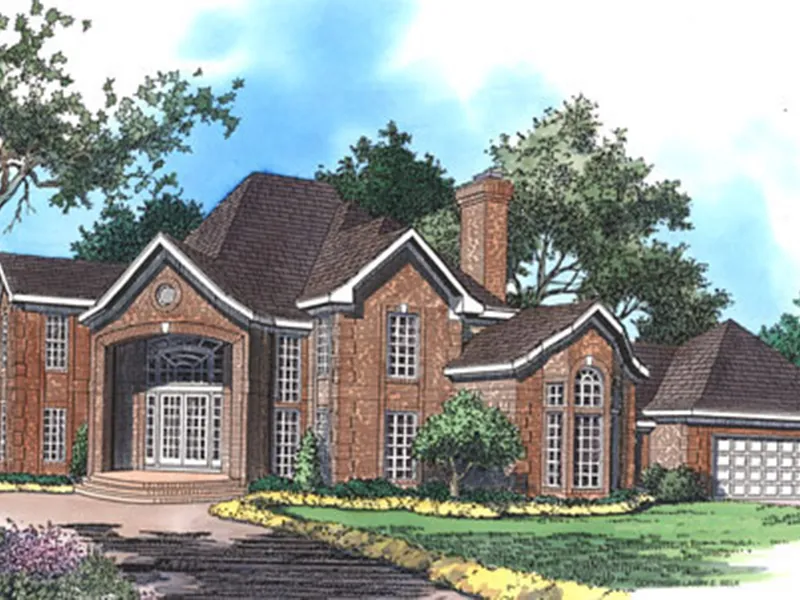 Traditional House Plan Front Image - Silverton Traditional Home 019D-0021 - Shop House Plans and More