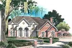Traditional House Plan Front Image - Walkerville Country French Home 019D-0023 - Shop House Plans and More