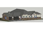 Ranch House Plan Rear Photo 01 - 019S-0005 - Shop House Plans and More