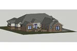 Ranch House Plan Side View Photo - 019S-0005 - Shop House Plans and More
