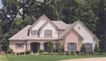 Colonial House Plan Front of House 019S-0011