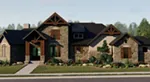 Country French House Plan Front of House 019S-0043
