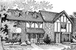 Two-Story Tudor Style Multi-Family Home