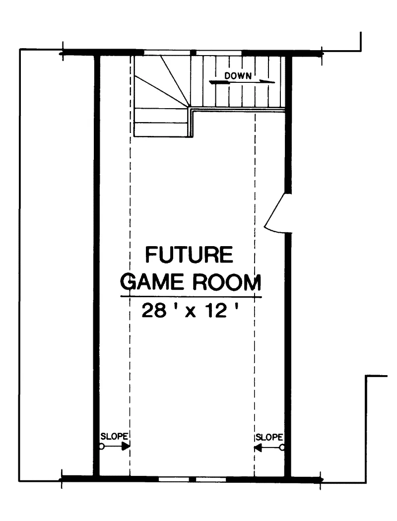 Tudor House Plan Second Floor - Fern Mill European Farmhouse 020D-0101 - Search House Plans and More
