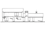 Ranch House Plan Rear Elevation - Mill Crest Ranch Home 020D-0218 - Shop House Plans and More