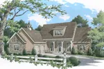 Ranch House Plan Front of Home - Ivanhoe Rustic Home 020D-0341 - Search House Plans and More