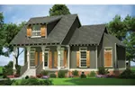 Cabin & Cottage House Plan Front of Home - Williams Hollow Country Home 020D-0351 - Shop House Plans and More
